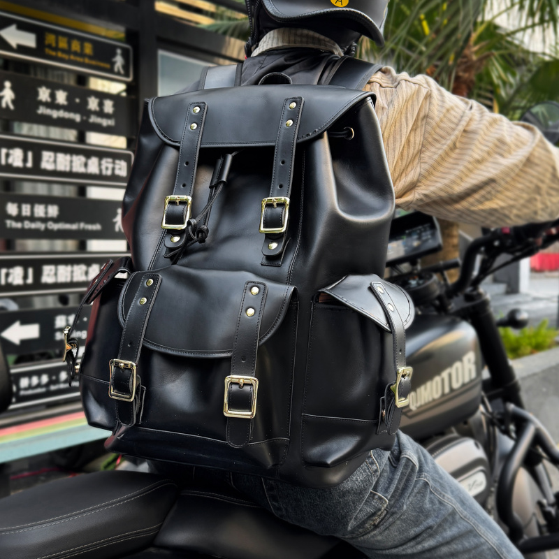 Luxury Bags With Zipper - Produk Baru Ransel Kulit Tas Travel