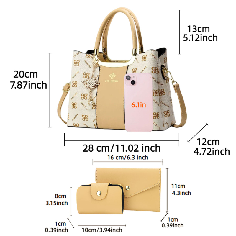 Tas Tangan Wanita Mewah Cetak  - Luxury Bags With Zipper ulasan dan harga