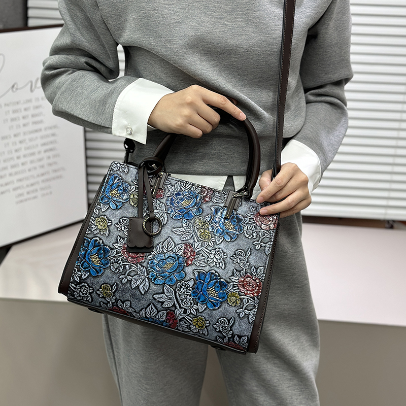 Tas Tote Vintage 3D Bermotif B - Quiet Luxury Bags Tote ulasan dan harga