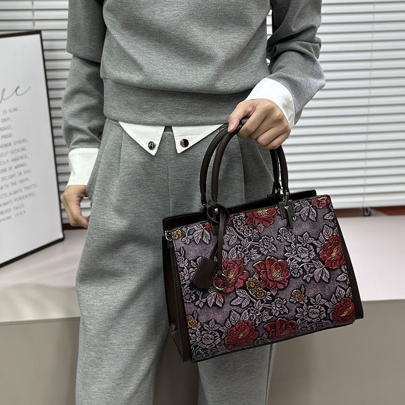 Tas Tote Vintage 3D Bermotif B - Quiet Luxury Bags Tote ulasan dan harga