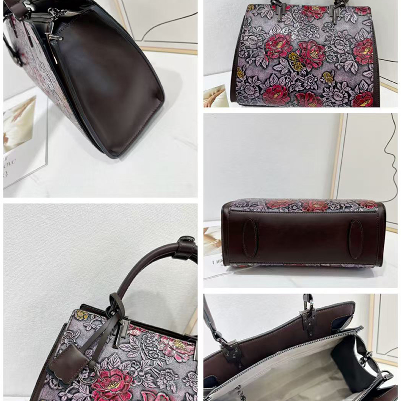 Tas Tote Vintage 3D Bermotif B - Quiet Luxury Bags Tote ulasan dan harga
