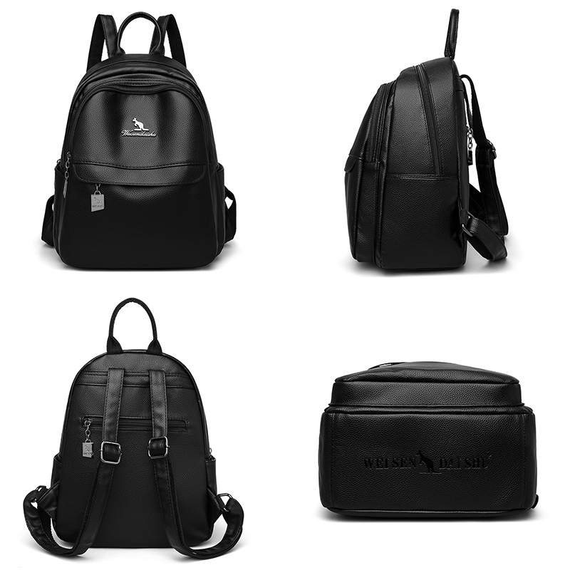 Tas bahu wanita, ransel kulit  - Luxury Bags With Zipper ulasan dan harga