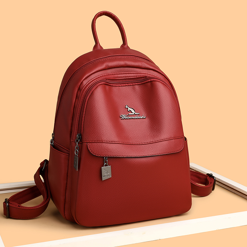 Tas bahu wanita, ransel kulit  - Luxury Bags With Zipper ulasan dan harga