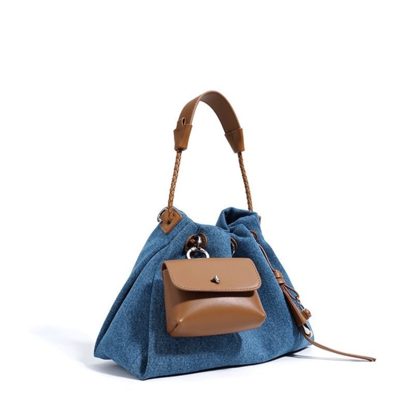 JIAERDI Dompet Tas Ember Denim - Luxury Bags Denim ulasan dan harga