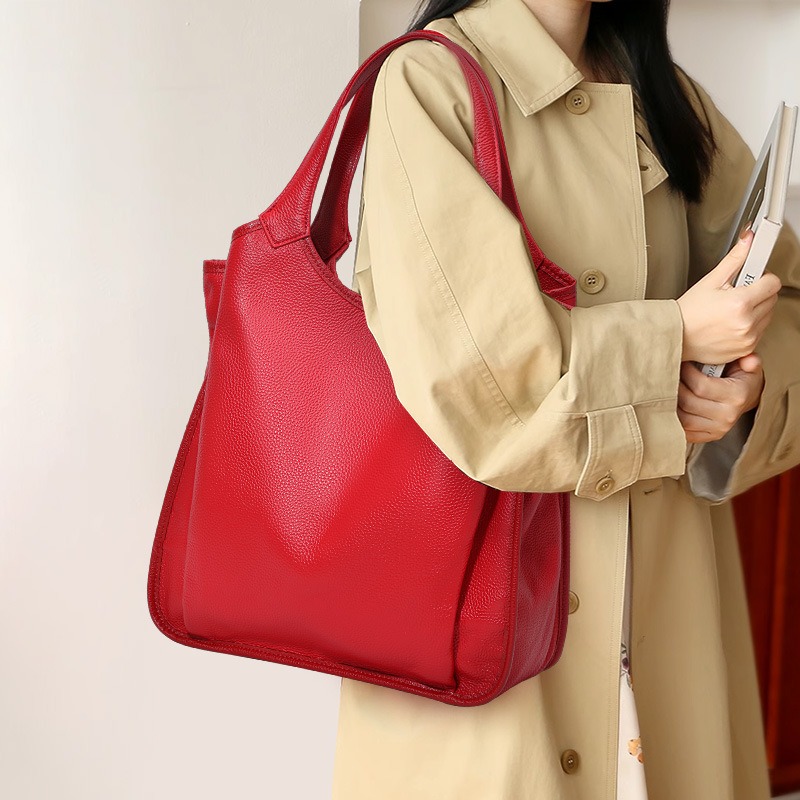 Tas Selempang Kulit Asli untuk - Quiet Luxury Bags Tote ulasan dan harga