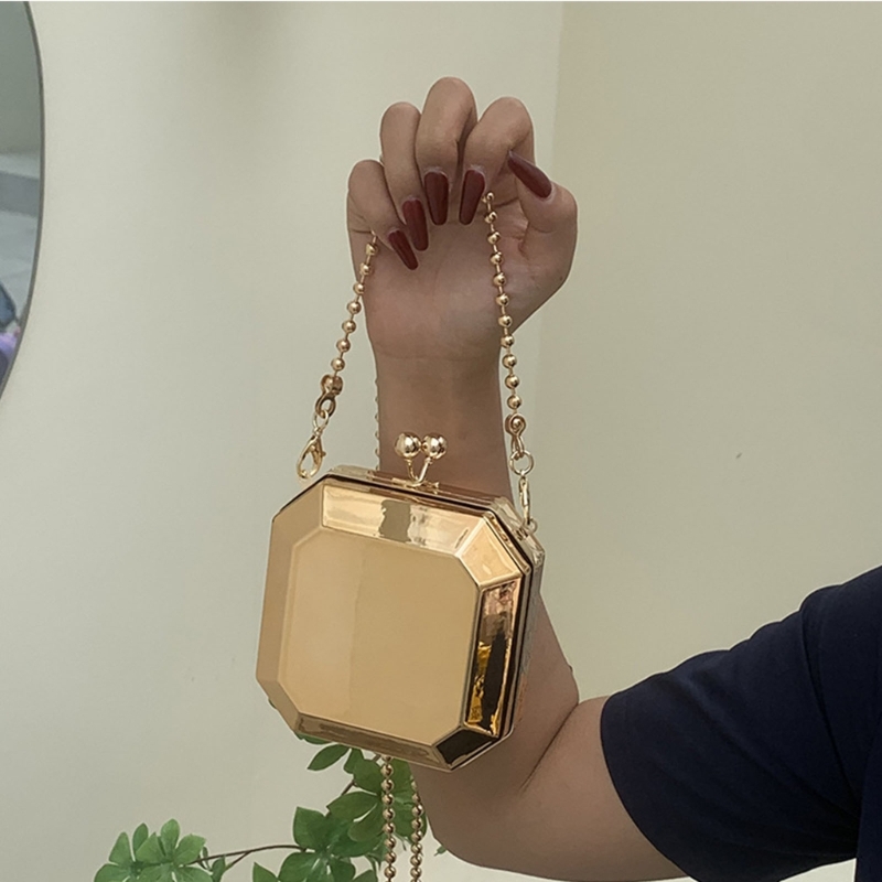 Tas Selempang Kotak PVC Kecil  - Luxury Bags With Zipper ulasan dan harga