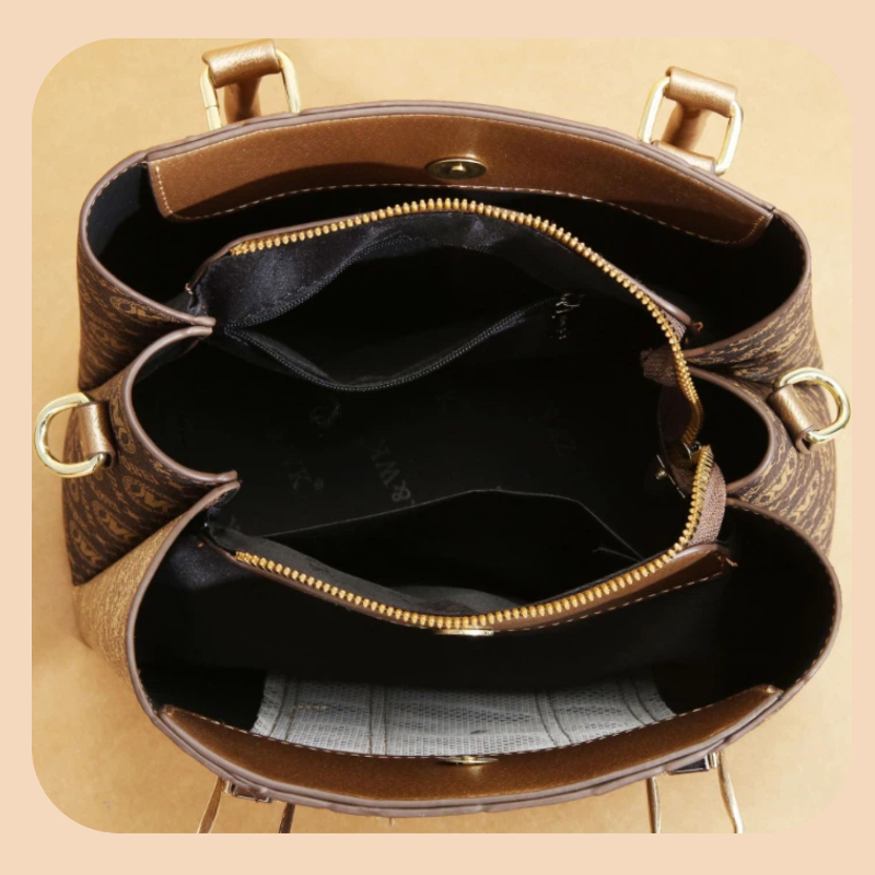 Set tas wanita 3 potong dengan - Luxury Bags With Zipper ulasan dan harga