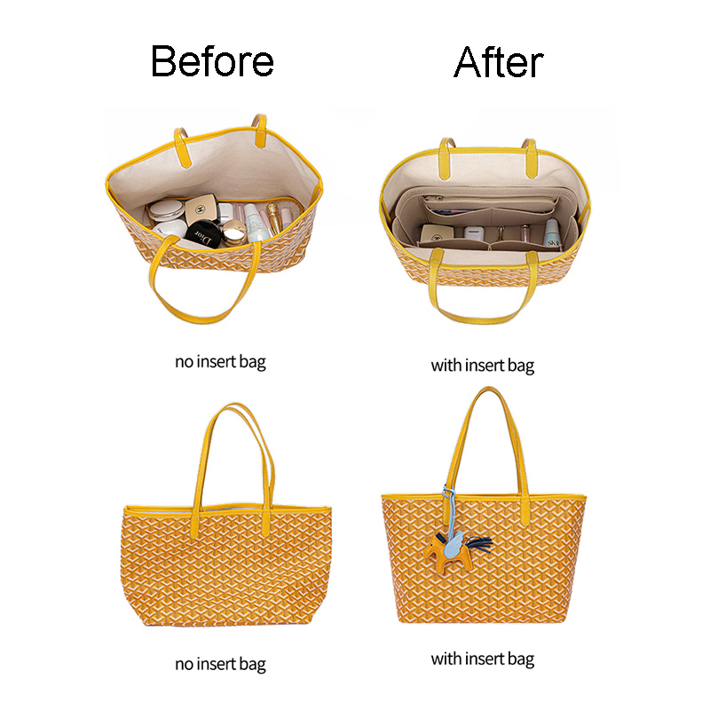 Felt Insert Bag Organizer Kosm - Luxury Bags Goyard ulasan dan harga
