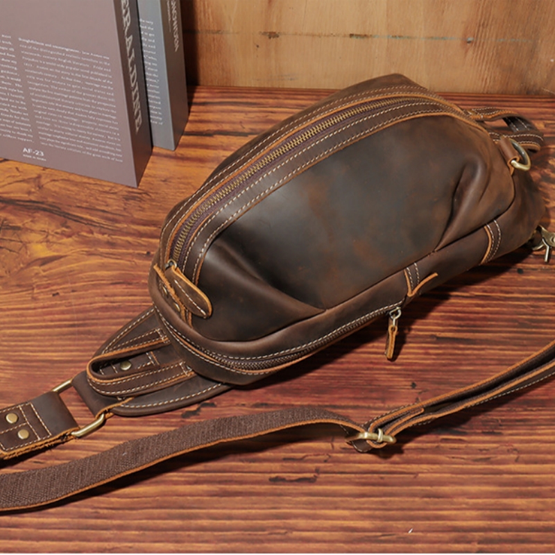 Tas selempang dada pria desain - Luxury Bags With Zipper ulasan dan harga